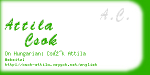 attila csok business card